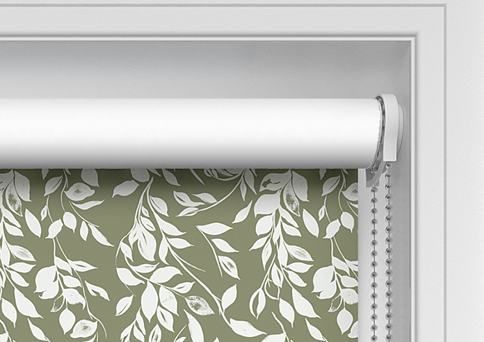 Hanging Greenery, Olive - Twist&Fit Roller Blind - Image 11
